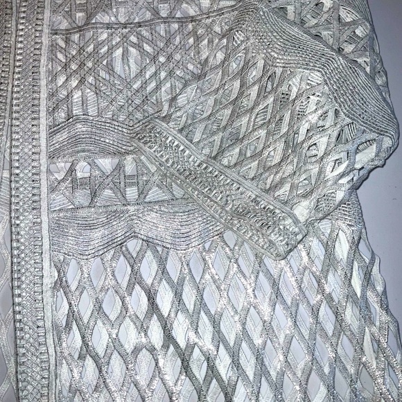 Chico’s Travelers Collection Foiled Strip Jacket Size 3 - Picture 10 of 11